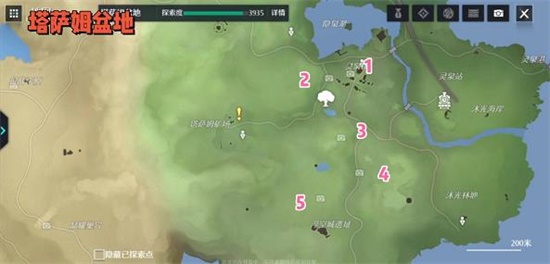 诺亚之心雷鸣秘境风景点位置一览