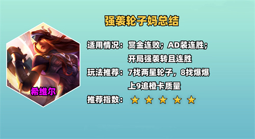 金铲铲之战强袭轮子妈怎么玩 阵容打法攻略