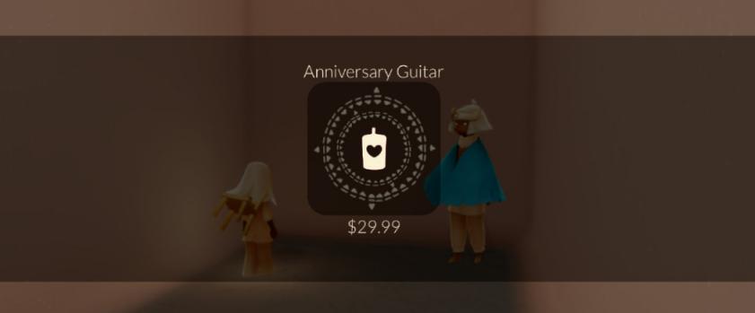 光遇三周年吉他价格