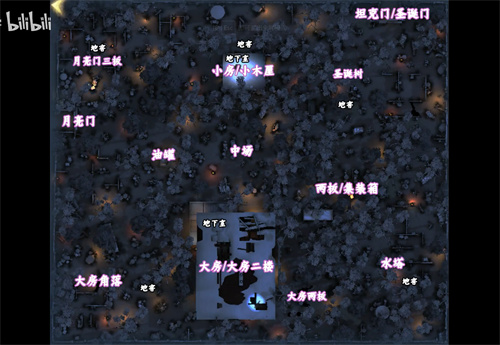 第五人格地图平面分布大全 报点术语汇总