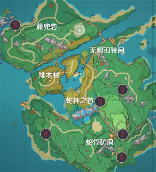 原神稻妻大世界机关限时挑战位置汇总 位置地图一览