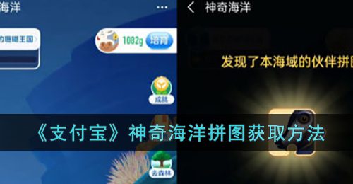 《支付宝》神奇海洋拼图获取方法