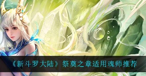 《新斗罗大陆》祭奠之章适用魂师推荐