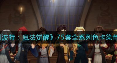 《哈利波特：魔法觉醒》75套全系列色卡染色攻略
