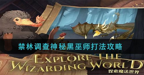 《哈利波特：魔法觉醒》禁林调查神秘黑巫师打法攻略