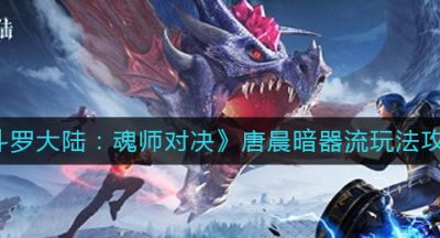 《斗罗大陆：魂师对决》唐晨暗器流玩法攻略