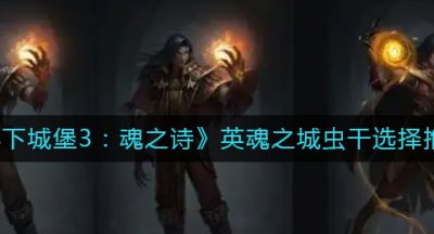 《地下城堡3：魂之诗》英魂之城虫干选择推荐