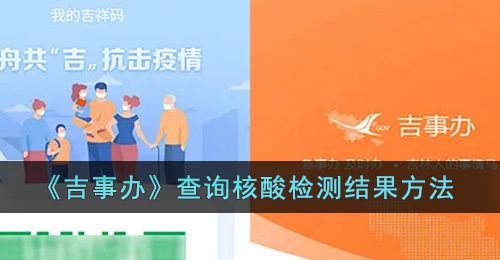 《吉事办》查询核酸检测结果方法