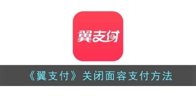 《翼支付》关闭面容支付方法