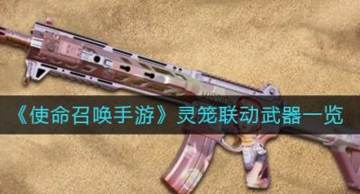 《使命召唤手游》灵笼联动武器一览