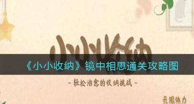 《小小收纳》镜中相思通关攻略图
